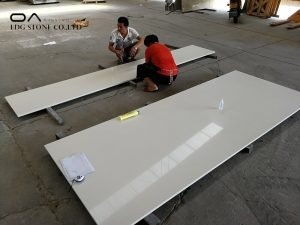 quartz kitchen island