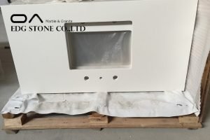 pure white countertops