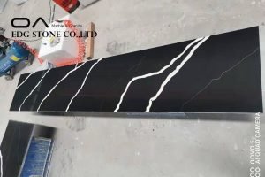 black and gold quartz countertops