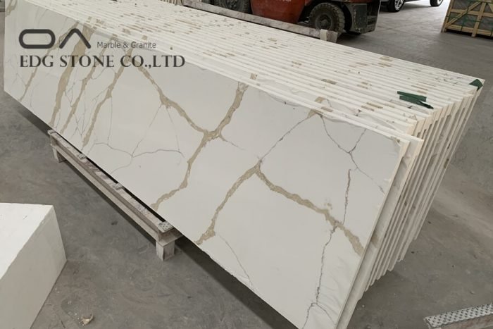 Silestone Calacatta gold quartz countertop