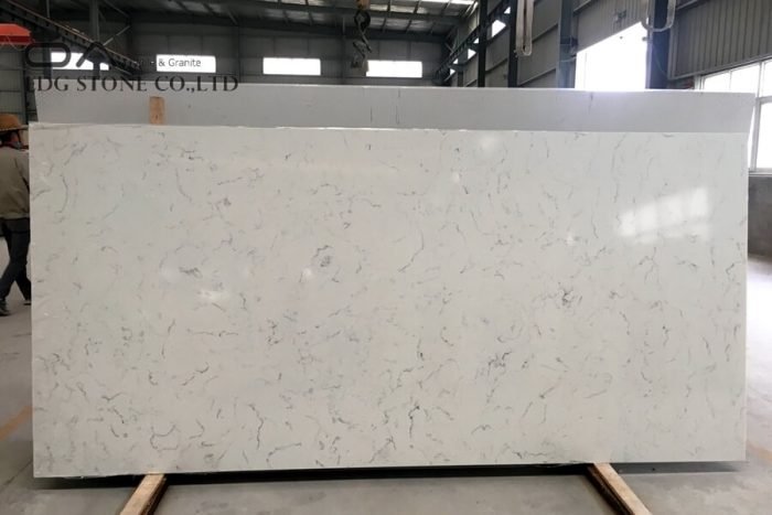 Wholesale White Calacatta Quartz Stone Slabs