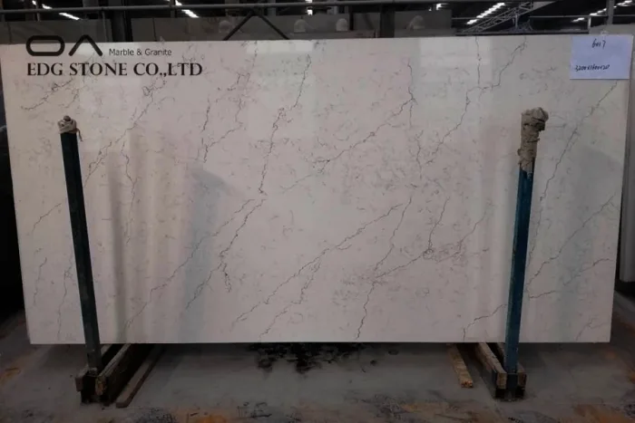 Carrara quartz stone slabs