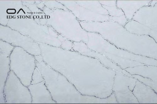 white Carrara quartz stone slabs