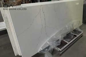 quartz countertop discoloration