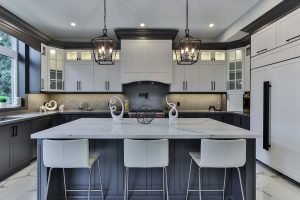Calacatta quartz dinning table