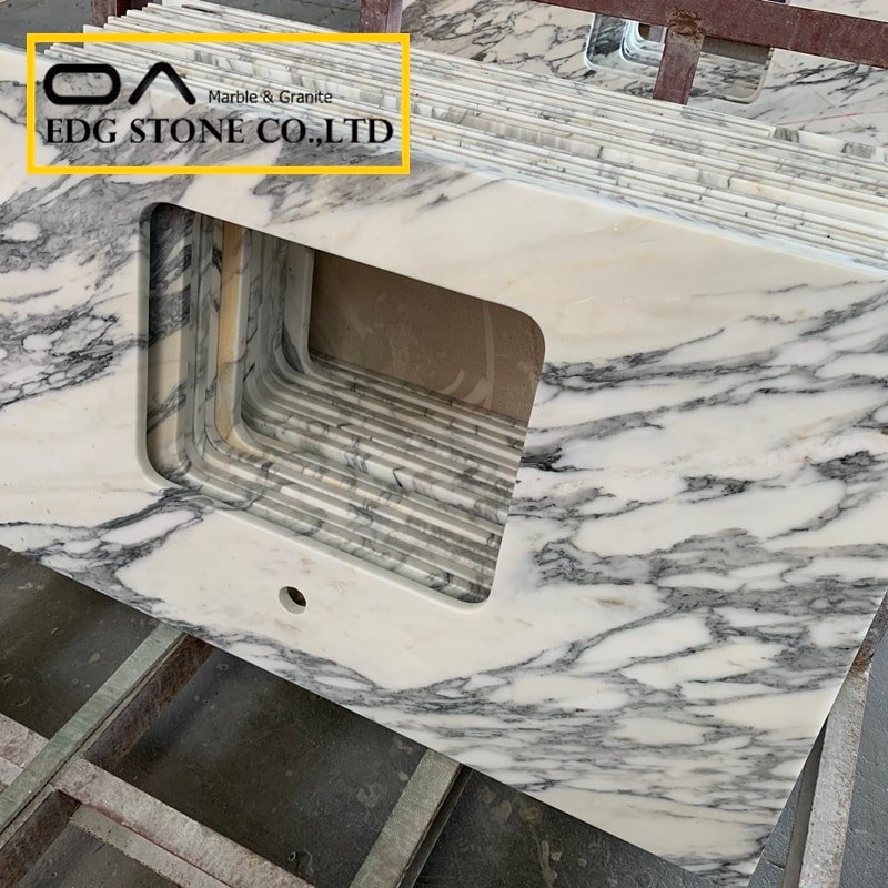 marble effect composite worktop