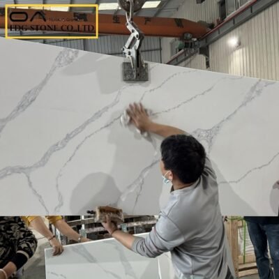 solid white quartz countertops